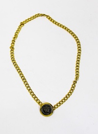 Versace Women Medusa Gold Plated Necklace