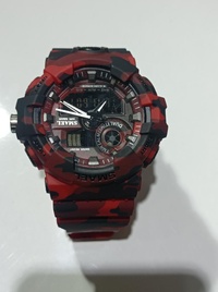 Navy Seal Camouflage Red Water Resist Watch