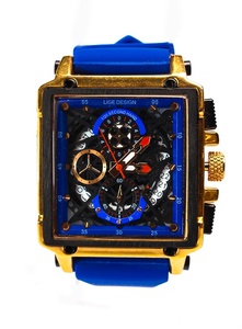 Lige Design Gold Plated Watch