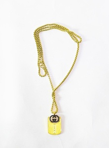 Gucci Unisex Golden Necklace