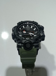 S Shock Green Watch